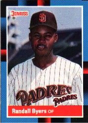1988 Donruss Baseball Cards    605     Randall Byers SP